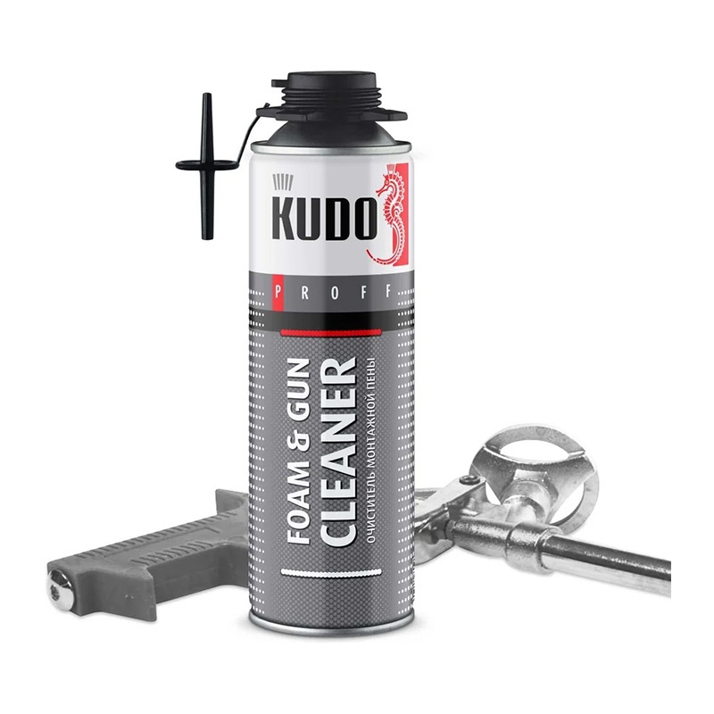 Очиститель монтажной пены Kudo Proff Foam&Gun Cleaner (0,65 л)