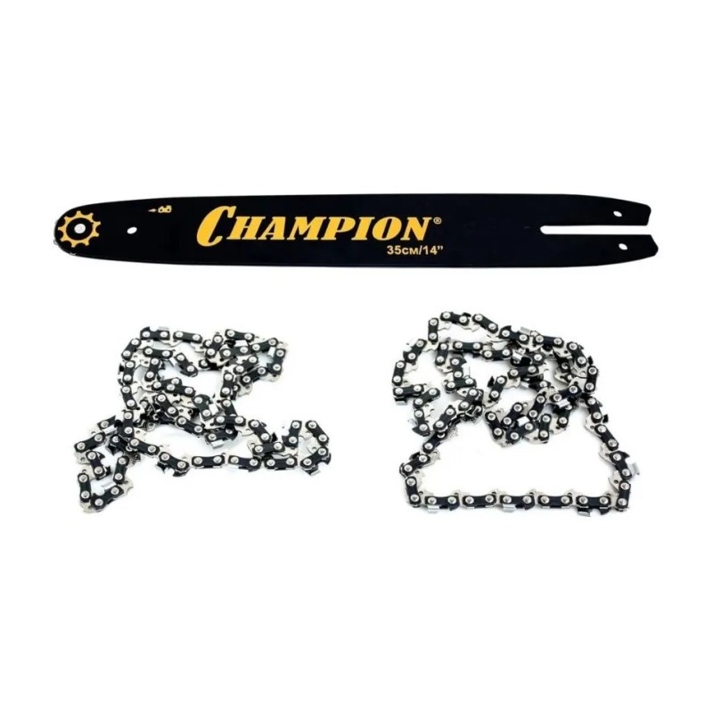 Набор Champion 140SDEA074 шина 14" (35 см) шаг 3/8 паз 1,3, 50 звеньев и 2 цепи