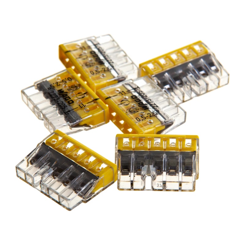 Клемма WAGO 2273-205 без пасты, 0,5-2,5 мм2 (6 шт.)