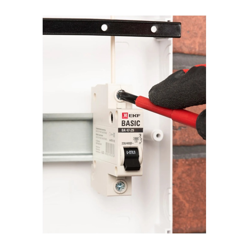 Выключатель автоматический EKF ВА 47-29 4,5кА, С 6А, 1П