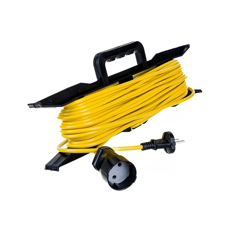 Удлинитель силовой на рамке 481S-5102, 1 гнездо, ПВС, 1300 Вт, б/з, 20 м