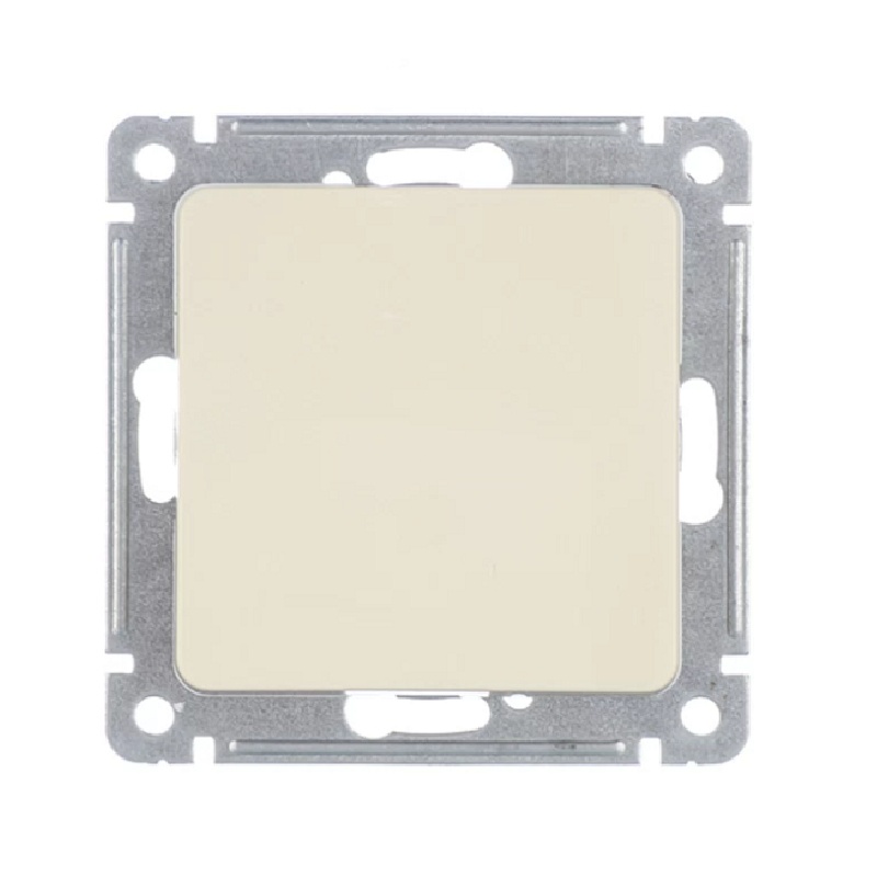 Переключатель с/у Master ВС10-461-01, 1 клавиша, б/инд, слоновая кость