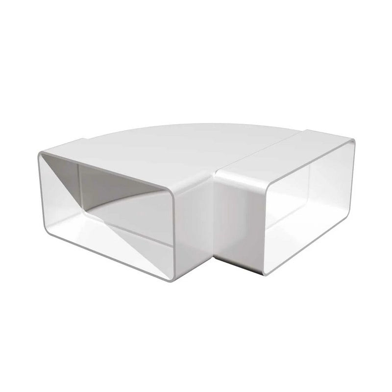 Колено горизонтальное Era 612КГП, 90 градусов 120х60 мм