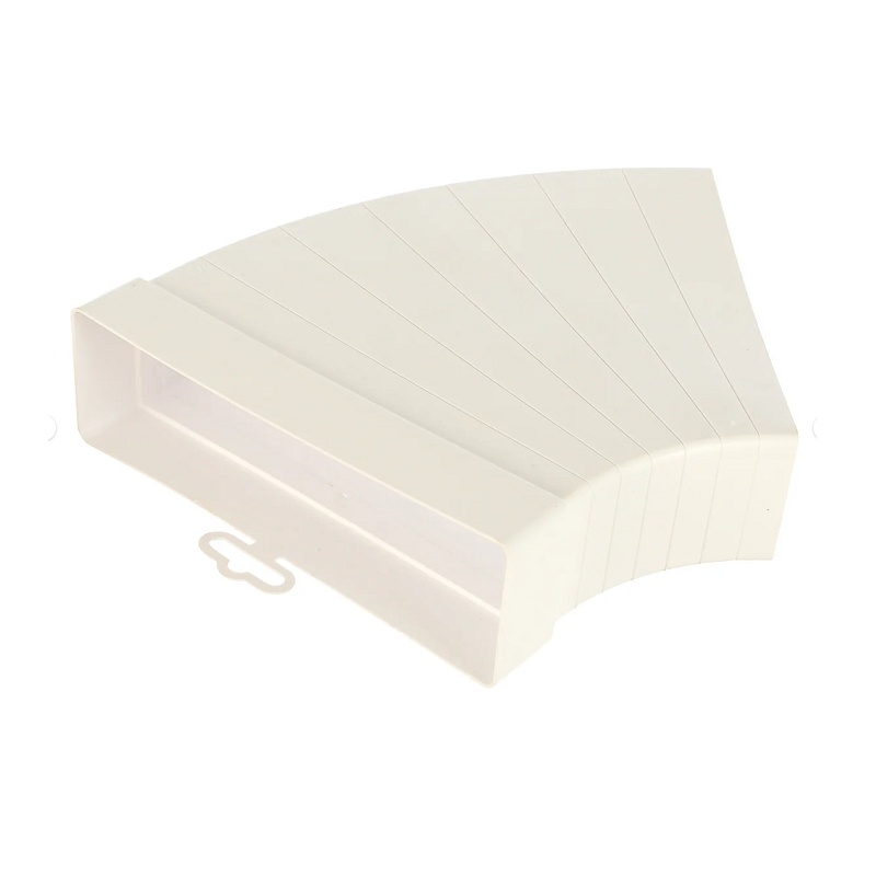 Колено горизонтальное разноугловое Era 620КРП, 60х204 мм