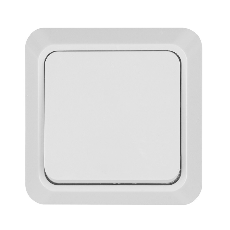 Выключатель о/у Ладога SQ1801-0001, 1 клавиша, б/инд, белый