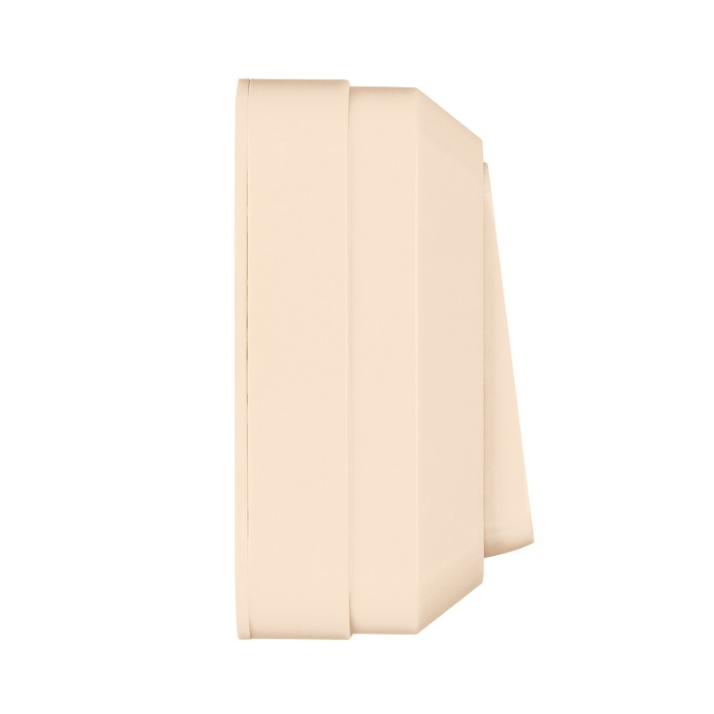 Выключатель о/у Ладога SQ1801-0008, 2 клавиши, с/инд, слоновая кость