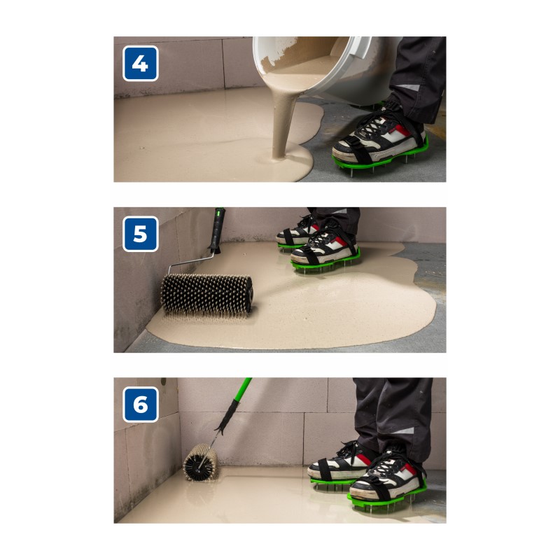 Наливной пол Plitonit Universal+ на минеральной основе 4-80 мм, быстротвердеющий, самовыравнивающийся (20 кг)