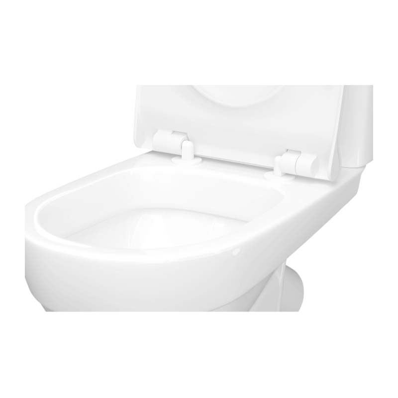 Унитаз-компакт Керамин Толедо, косой выпуск, 650х345х745 мм