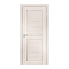Полотно дверное Olovi Орегон, со стеклом, дуб белый, б/п, б/ф (900х2000х35 мм)
