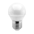 Лампа светодиодная Smartbuy LED E27, шар, 5Вт, 230В, 3000К, теплый свет