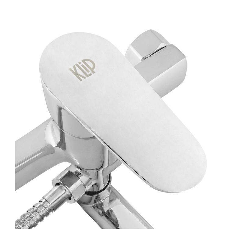 Смеситель для ванны Klip 1507 с аксессуарами, L-излив=300 мм