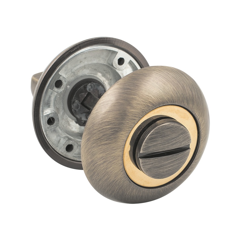 Завертка WC дверная для финского замка SCHLOSS 82011 бронза 50 мм (5/100)