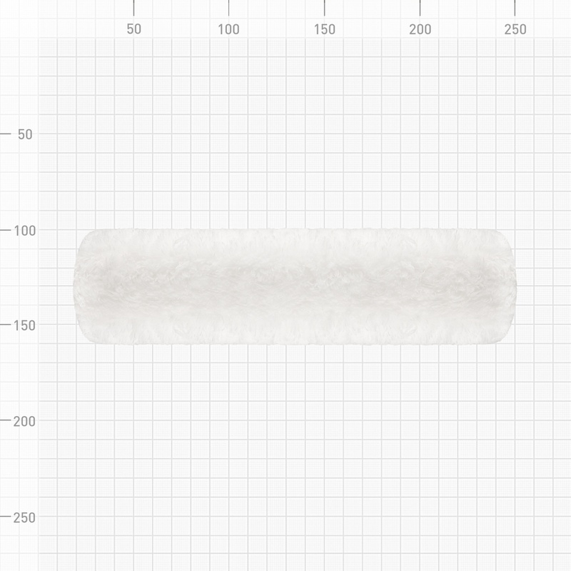Валик Biber 31516, полиакрил, ворс 17 мм, 230 мм
