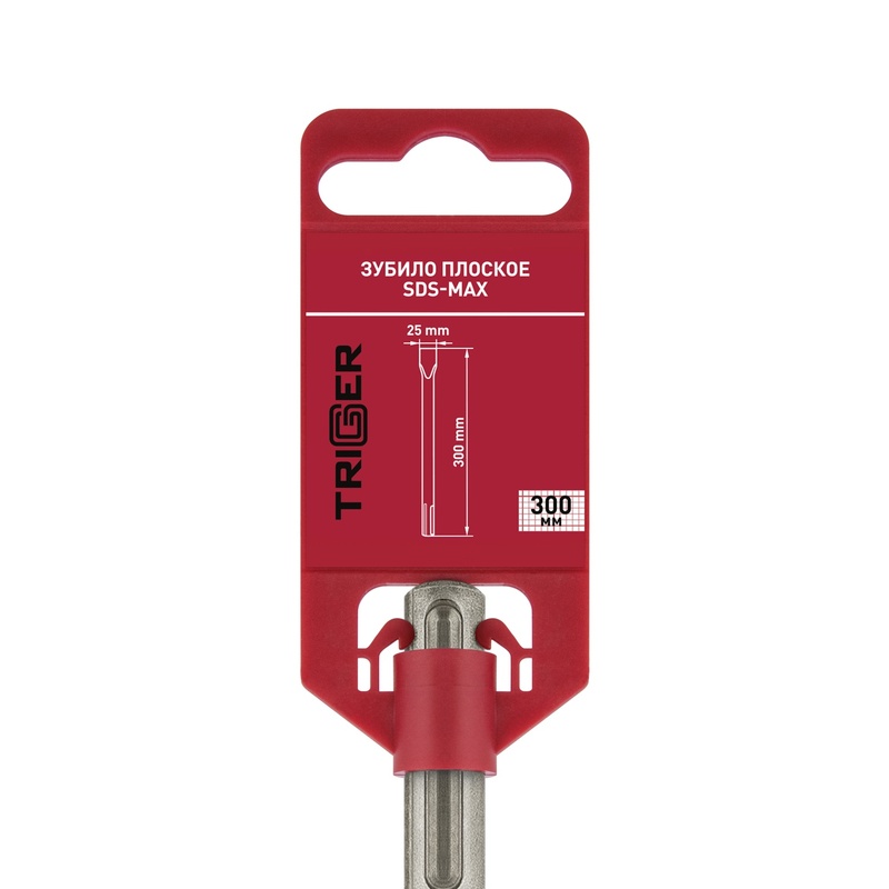 Зубило плоское (лопатка) Trigger 88103 SDS-Max 25х300 мм