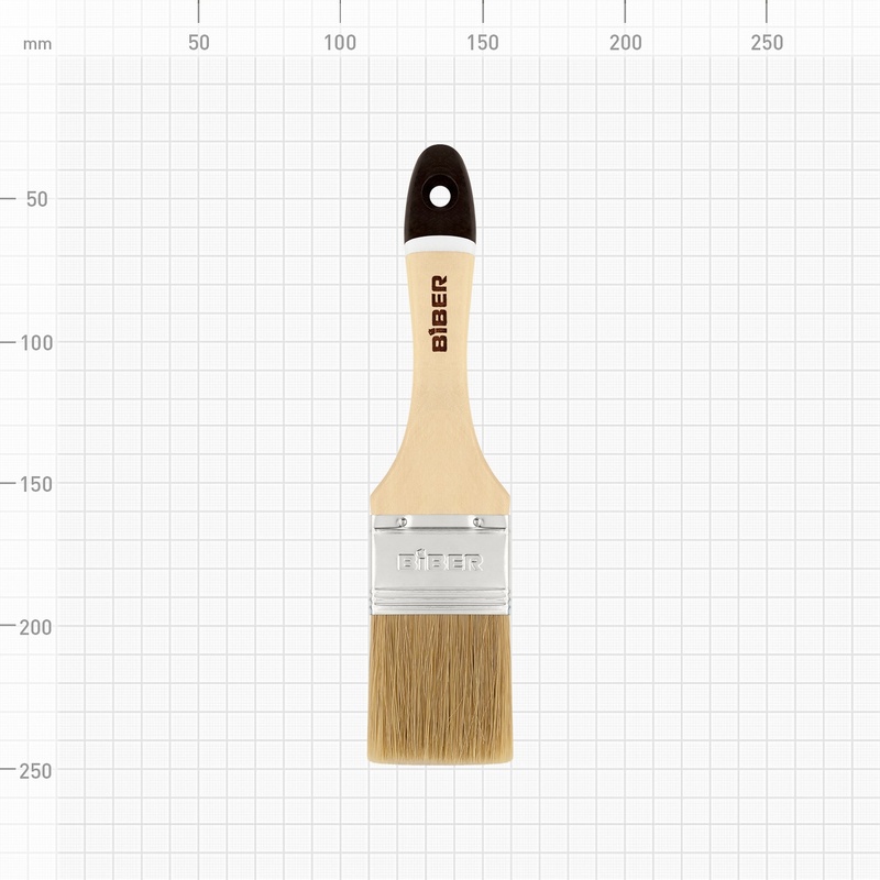 Кисть флейцевая Biber 31153 Профи 50 мм