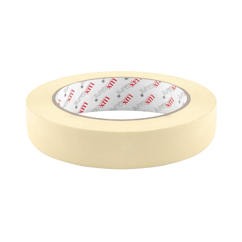 Лента малярная Luxtape, жёлтая, 19 мм х 50 м