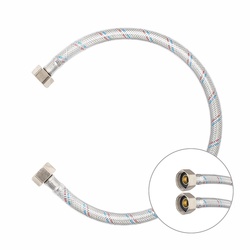 Подводка гибкая д/воды Klip 1338, ПВХ покрытие, 1/2" В/В, 600 мм