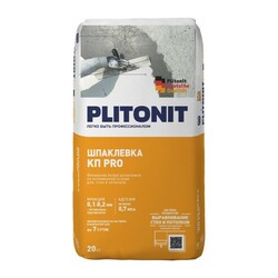 Шпаклевка финишная Plitonit КП Pro полимерная белая, 20 кг