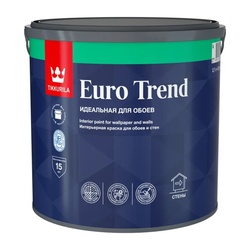 Краска для обоев и стен Tikkurila/Tikkivala Euro Trend С матовая (2,7 л)