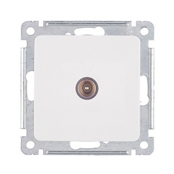 Розетка телевизионная TV с/у Master РСТВ-401, 1 гнездо, белая