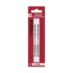 Сверло с шестигр.хв.по металлу Trigger 73440 Р6М5 4,0 мм (уп. 2 шт.)