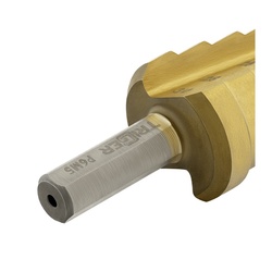 Сверло ступенчатое по металлу Trigger 74346 Р6М5 TIN d 4-30 мм