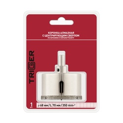 Коронка алмазная Trigger 78068 68х70мм