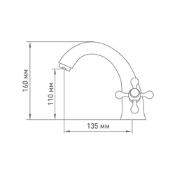 Смеситель для раковины Mix&Fix Soffron 7403