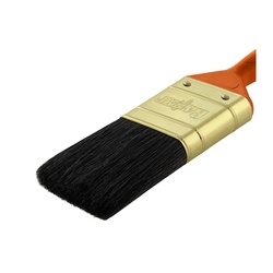 Кисть плоская ВАРЯГ 31221 черная щетина 25 мм