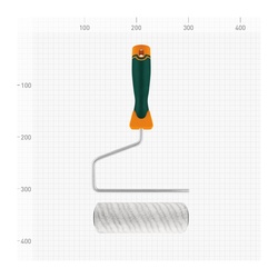 Валик Варяг 32831 полиакрил с бюгелем, ворс 12 мм, 180 мм