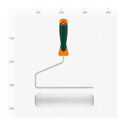 Валик Варяг 32842 микроволокно с бюгелем, ворс 8 мм, 250 мм