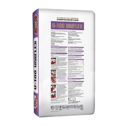 Клей для плитки Unis Uniflex U-100 высокопластичный С2 ТЕ (25кг)