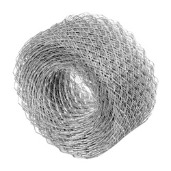Сетка кладочная. ЦПВС STRECK 25х1,25х0,4 мм, оцинкованная ячейкa 15х15 мм (0,09х20 м)