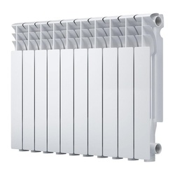 Радиатор алюминиевый Oasis Eco, 500х80 мм, 10 секций