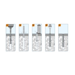 Дюбель-гвоздь SORMAT LYT UK KP 8/60 потайной (4 шт)