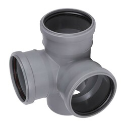 Крестовина внутренняя Sinikon двухплоскостная d=110х110х110 мм, 87 градусов