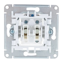 Выключатель с/у Atlasdesign ATN001053, 2 клавиши, с/инд, карбон