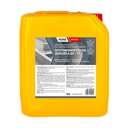 Противоморозная добавка для бетона Pufas Decoself до -10°С, 10 л