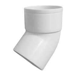 Отвод трубы 45 Variform North, d=80, белый