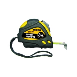 Рулетка Biber 40122 Super Stopper, автофиксация 3 м/19 мм