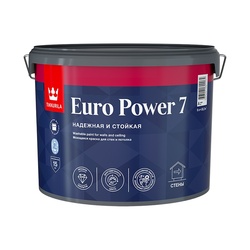 Краска моющаяся Tikkurila/Tikkivala Euro Power 7 основа А матовая (9 л)