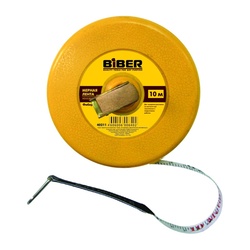 Мерная лента Biber 40215 фиберглассовая 50 м