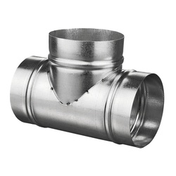 Тройник металлический Vents ТМ125Ц d=125 мм, оцинк.