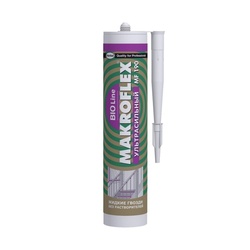 Клей ультрасильный Makroflex Bio Line MF190 прозрачный (0,28 кг)