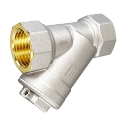 Фильтр грубой очистки 3/4" В/В, t=150С, 20бар, 500мкм, угловой, латунь