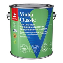 Антисептик кроющий Tikkurila/Tikkivala Vinha Classic VVA полуматовый (2,7 л)