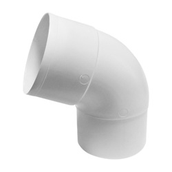 Отвод соединения трубы 67 Variform North, d=80, белый