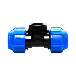 Тройник Spektr компрессионный, комбинированный PN16 ВР 25х1/2"