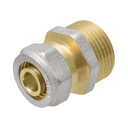 Соединитель для металлопластиковых труб 16х3/4" НР