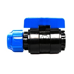 Кран шаровый Spektr компрессионный, комбинированный PN16 ВР 25х1/2"